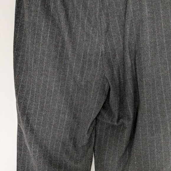 MANGO Straight Striped Trousers Elastic waist and drawstring - Picture 5 of 7